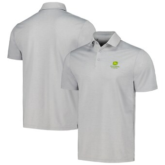 John Deere Classic Under Armour Playoff 3.0 Heather Polo - Gray