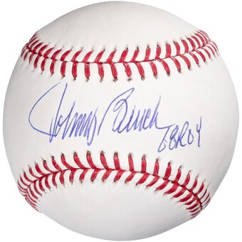 Autographed Cincinnati Reds Johnny Bench Fanatics Authentic Baseball with "68 ROY" Inscription