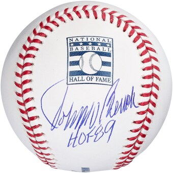 Autographed Cincinnati Reds Johnny Bench Fanatics Authentic Hall of Fame Baseball with "HOF 89" Inscription