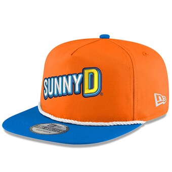  Josh Berry Stewart-Haas Racing Team Collection SunnyD New Era Golfer Snapback Adjustable Hat - Orange/Blue