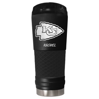 Black Kansas City Chiefs 24oz. Personalized Stealth Draft Beverage Cup