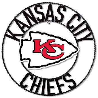 Imperial Kansas City Chiefs 24'' Wrought Iron Wall Art