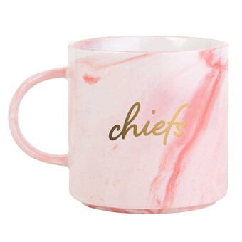 Kansas City Chiefs 11oz. Pink Marble Mug