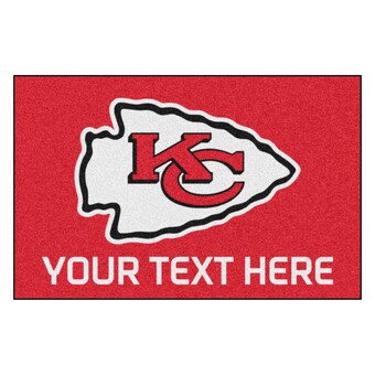 Kansas City Chiefs 19'' x 30'' Personalized Accent Rug