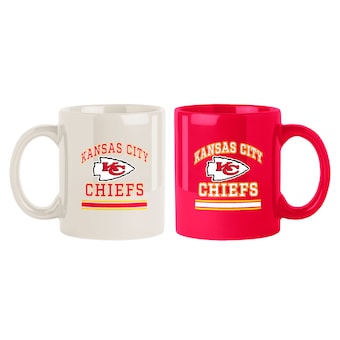 Kansas City Chiefs 2-Pack 15oz. Color Mug Set