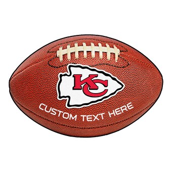 Kansas City Chiefs 22'' x 35'' Personalized Football Mat