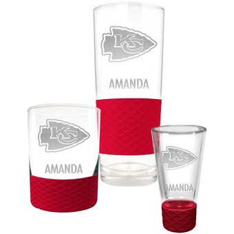 Kansas City Chiefs 3-Piece Personalized Homegating Drinkware Set