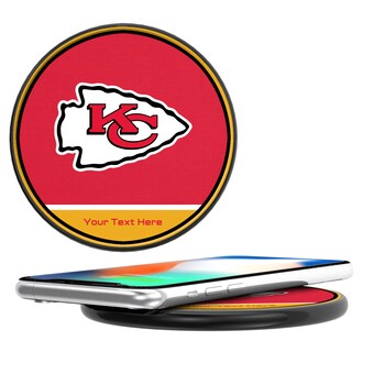 Kansas City Chiefs Personalized 10-Watt Wireless Phone Charger