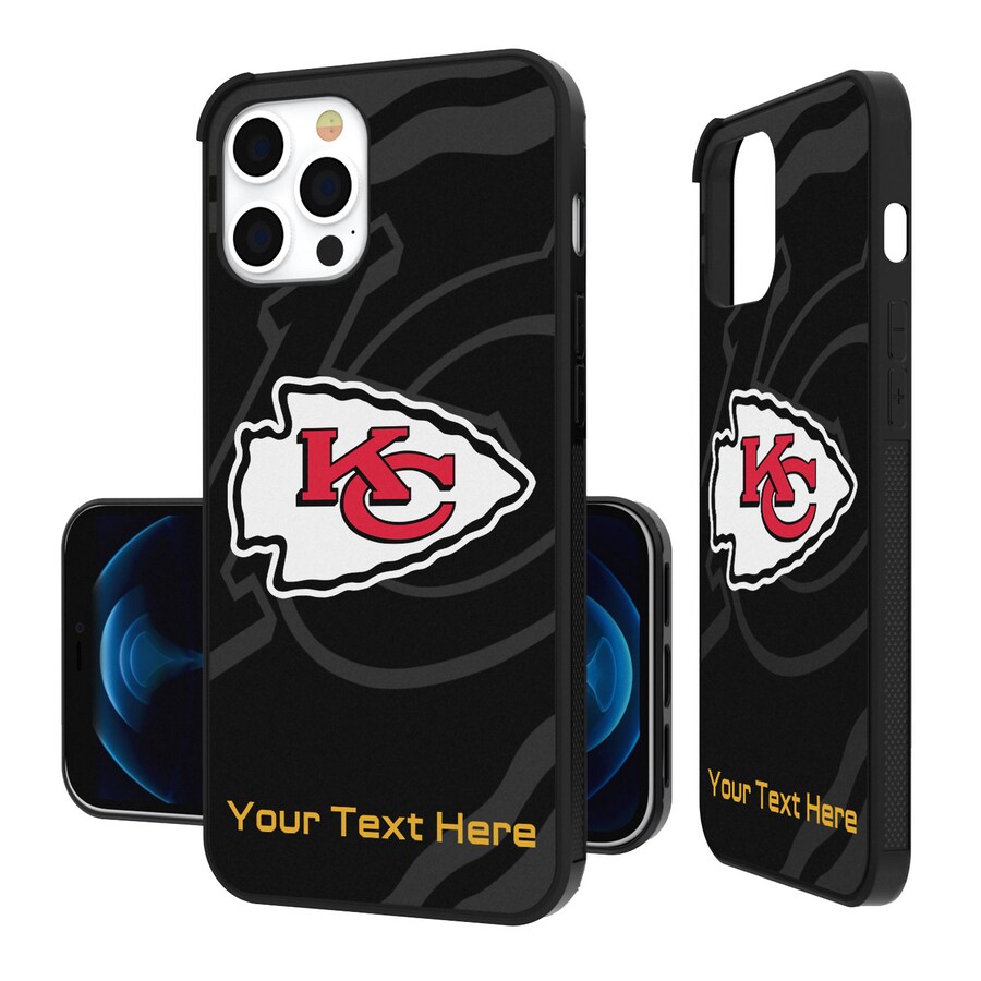 Kansas City Chiefs Personalized Tilt Design iPhone Bump Case