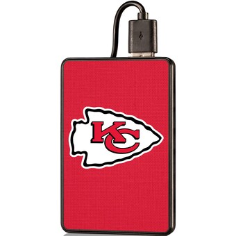 Kansas City Chiefs Solid 2000 mAh Credit Card Powerbank