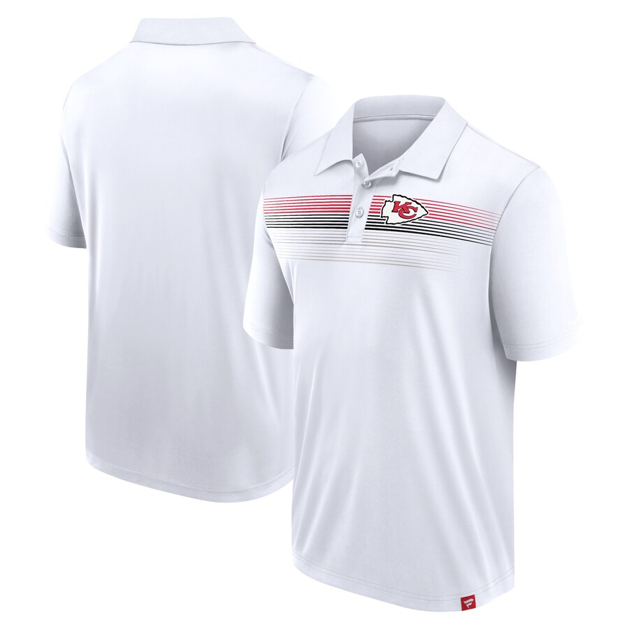 Men's Kansas City Chiefs White Fanatics Victory For Us Interlock Polo