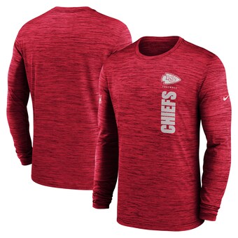 Men's Kansas City Chiefs Nike Red 2024 Sideline Velocity Performance Long Sleeve T-Shirt