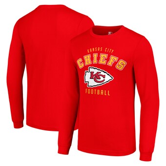 Men's Starter Red Kansas City Chiefs Long Sleeve T-Shirt