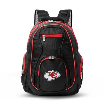 Kansas City Chiefs MOJO Black/Red Premium Color Trim Backpack