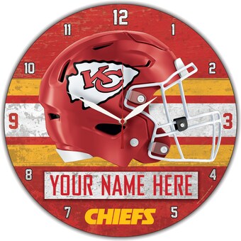Kansas City Chiefs WinCraft Personalized 14'' Round Wall Clock