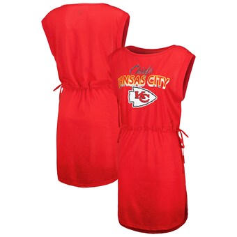 Women's Kansas City Chiefs G-III 4Her by Carl Banks Red G.O.A.T. Swimsuit Cover-Up