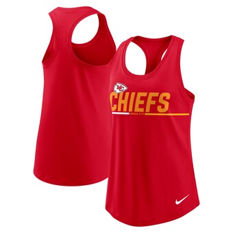 Women's Nike Red Kansas City Chiefs Team Name City Tri-Blend Racerback Tank Top