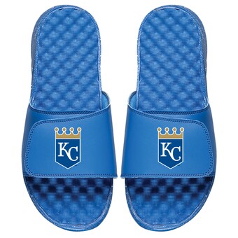 Youth Kansas City Royals ISlide Royal Personalized Primary Logo Slide Sandals