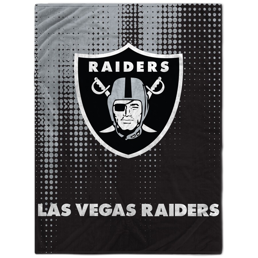 Las Vegas Raiders 60'' x 80'' Half Tone Drip Flannel Fleece Blanket