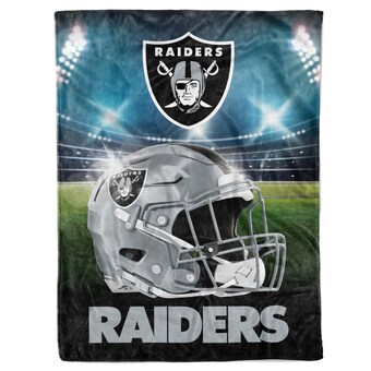 Las Vegas Raiders 60" x 80" Stadium Lights Blanket