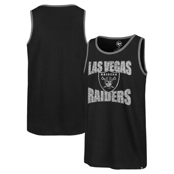 Men's Las Vegas Raiders '47 Black Upload Franklin Tank Top