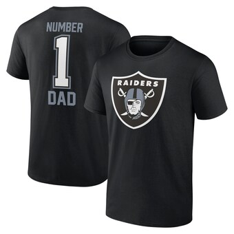 Men's Las Vegas Raiders Fanatics Black Father's Day T-Shirt