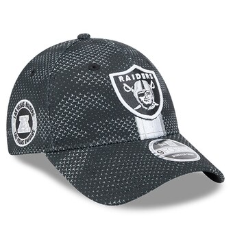 Men's Las Vegas Raiders New Era Black 2024 Sideline 9FORTY Stretch-Snap Hat