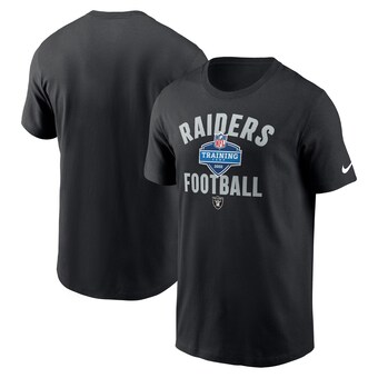 Men's Las Vegas Raiders Nike Black 2022 Training Camp Athletic T-Shirt