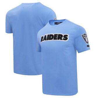 Men's Las Vegas Raiders  Pro Standard Blue Classic Chenille T-Shirt