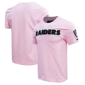 Men's Las Vegas Raiders  Pro Standard Pink Classic Chenille T-Shirt