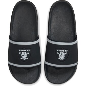 Las Vegas Raiders Nike Off-Court Wordmark Slide Sandals