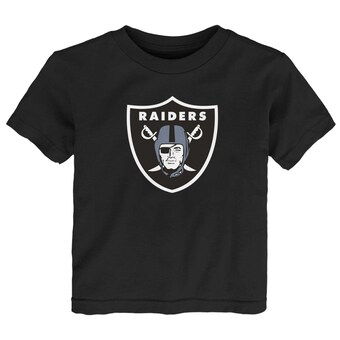 Toddler Las Vegas Raiders Black Primary Logo T-Shirt