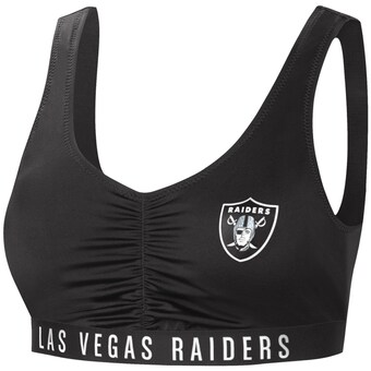 Women's Las Vegas Raiders G-III 4Her by Carl Banks Black All-Star Bikini Top