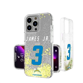 Los Angeles Chargers Derwin James Jr. Keyscaper iPhone Glitter Phone Case