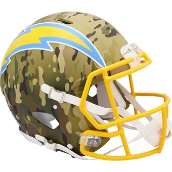 Los Angeles Chargers Fanatics Authentic Riddell Camo Alternate Revolution Speed Authentic Football Helmet