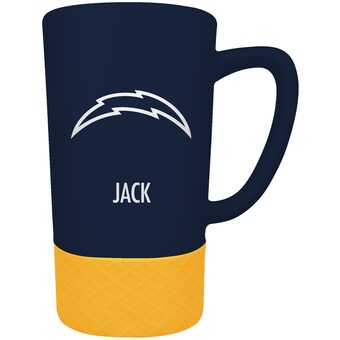 Los Angeles Chargers Team Logo 16oz. Personalized Laser Etched Jump Mug