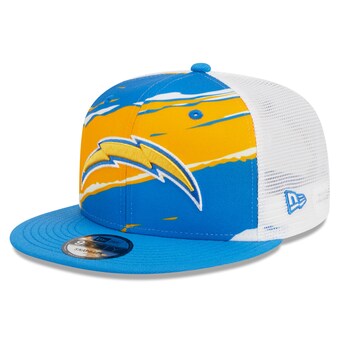 Men's Los Angeles Chargers New Era Powder Blue  Tear Trucker 9FIFTY Snapback Hat