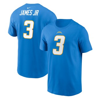 Men's Los Angeles Chargers Derwin James Jr. Nike Powder Blue Player Name & Number T-Shirt