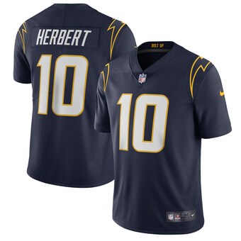 Men's Los Angeles Chargers Justin Herbert Nike Navy Vapor Limited Jersey