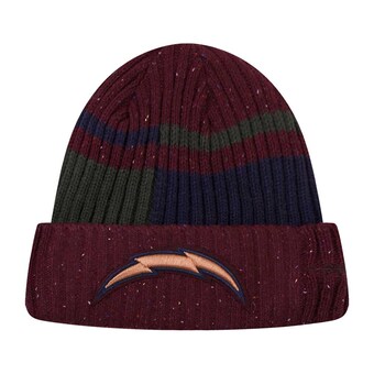 Men's Los Angeles Chargers Pro Standard Burgundy Speckled Cuffed Knit Hat
