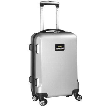 Los Angeles Chargers MOJO Silver 21" 8-Wheel Hardcase Spinner Carry-On Luggage