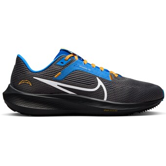 Unisex Los Angeles Chargers  Nike Anthracite Zoom Pegasus 40 Running Shoe