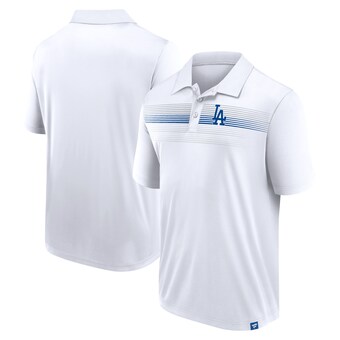 Men's Los Angeles Dodgers White Fanatics Victory For Us Interlock Polo