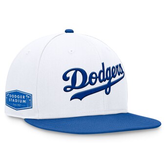 Men's Los Angeles Dodgers Fanatics White/Royal Fundamental Two-Tone Fitted Hat