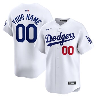 Los Angeles Dodgers Nike Home Limited Custom Jersey - White