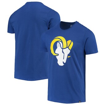 Men's Los Angeles Rams '47 Royal Alternate Logo Imprint Super Rival T-Shirt