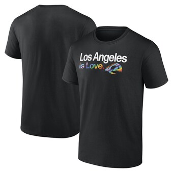 Men's Los Angeles Rams Fanatics Black City Pride Team T-Shirt