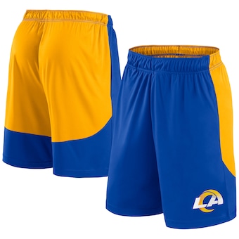 Men's Los Angeles Rams Fanatics Royal/Gold Go Hard Shorts