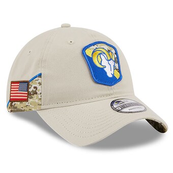 Men's Los Angeles Rams  New Era Stone 2023 Salute To Service 9TWENTY Adjustable Hat