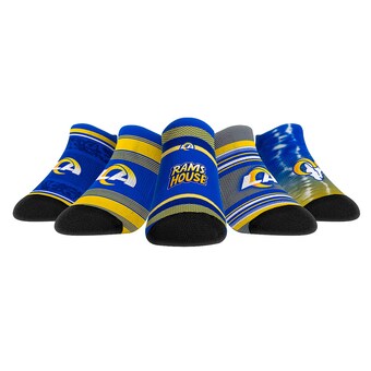 Unisex Los Angeles Rams Rock Em Socks Super Fan Five-Pack Low-Cut Socks Set